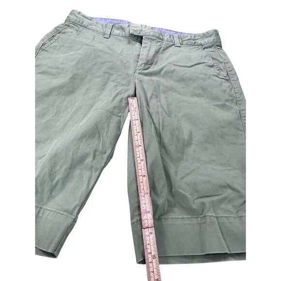 Gap Womens Bermuda Shorts Size 4 Green Casual Summer Wear - Picture 7 of 9